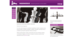Desktop Screenshot of ingeniosus.net