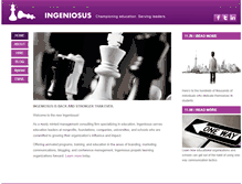Tablet Screenshot of ingeniosus.net